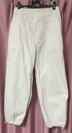 【Spick&span】 ホワイト カーゴパンツ 【36サイズ】