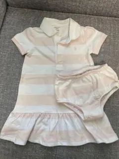 【未使用】Ralph Lauren 18M(85)ワンピースとパンツセット
