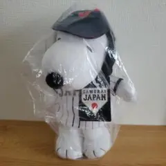 スヌーピー SAMURAI JAPAN ぬいぐるみ 約30cm