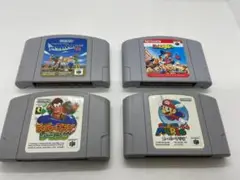 【中古・動作確認済】ニンテンドー64ソフト 4本セット⑥【ソフトのみ】