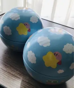 カービィ 球缶 空き缶 2個セット＋キャンディ5個付き