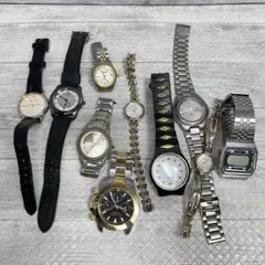 不動品時計10本まとめ　管理番号72 CASIO mila schonなど