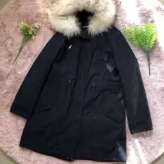 IENA イエナ モッズコート ファー ネイビー ライナー付き