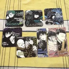 【呪術廻戦展】オリジナルステッカー3種&アートコースター バトル 5種