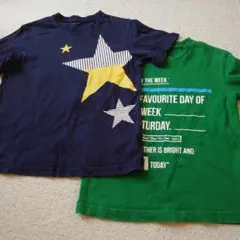 THE SHOP TK キッズ　ティシャツ星柄他　２枚セット