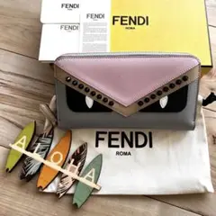 新品 未使用 FENDI フェンディ ラウンドファスター 長財布 モンスター