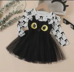 ハロウィン　黒猫　ワンピース　パレード　パーティー　仮装