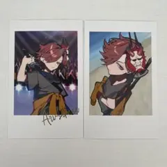 CRフェス ありさか ランダムチェキ風カード ノーマル 2枚セット