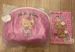 未開封 サンリオ トコナツ キティ ポーチ 前髪クリップ