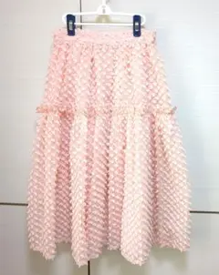 sister jane ロングスカート ふわふわ かわいい ピンク S