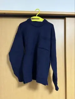Guernsey Woollens ネイビー セーター　ガンジーセーター