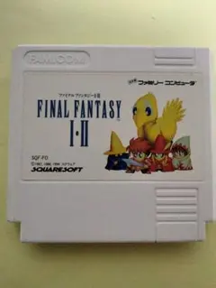 FINAL FANTASY I・II ファミコンソフト　箱無し説明書あり