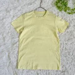 UNIQLOユニクロ◆クルーネックTシャツ イエロー　レディース　Mサイズ