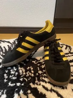 adidas 黒/黄 スニーカーATHEN