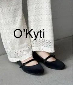 定価5390円 O’KYTI バレエシューズ　オキティ　ストラップシューズ　37