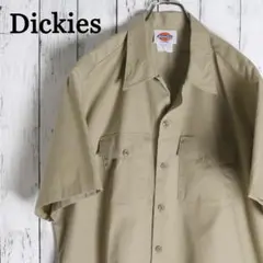 海外　USA製 Dickies ディッキーズ 半袖ワークシャツ フラップポケット