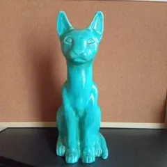 ヴィンテージ 青い猫 バステト？