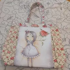 サントロロンドン　 ハンドメイド　トートバック