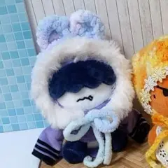フムニャリン　ぬい服　ふわふわうさぎボンネット　帽子