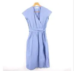 美品　SENCE OF PLACE アーバンリサーチ　ロングワンピース　ブルー