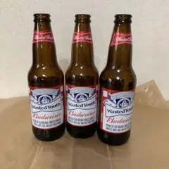 Budweiser Wasted Youth 空き瓶 3本セット