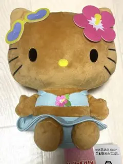 ハローキティ Lぬいぐるみ　日焼けギャルVer. 【新品　タグ付き　匿名配送】