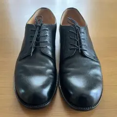 【美品】PADRONE プレーントゥレザーシューズ 42