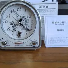 Disney 目ざまし時計 ミッキーマウス(使用僅少、クローゼット保管)