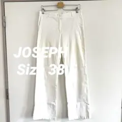 JOSEPHホワイト コーデュロイカジュアルパンツオンワード樫山size38M