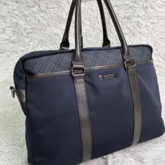 BURBERRY✨バーバリー 2way ビジネスバッグ ノバチェック ネイビー