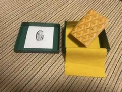 ◼️ GOYARD 幾何学模様 名刺入れ　箱付き◼️ Goyard 名刺入れ - メルカリ
