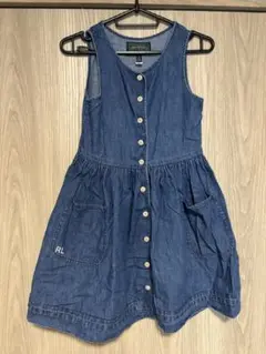 Polo ラルフローレン　デニム ノースリーブワンピース