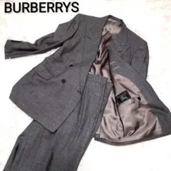 BURBERRYS ダブル セットアップ スーツ グレー ウール バーバリーズ