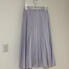 薄紫 プリーツスカート サイズ40