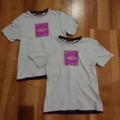 お揃い　Tシャツ　姉妹　兄弟　重ね着風