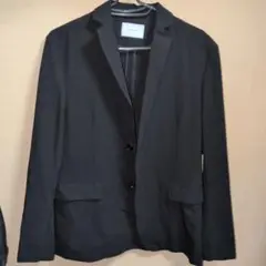 美品　INHERIT ブラック ビジネススーツ　セットアップ
