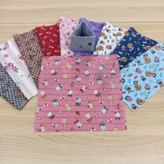 ★A651★ カットクロス/プリント生地/国産/25cm×25cm/10点