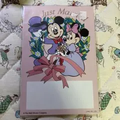 ミッキー ミニー 結婚式 ポストカード 4枚入り