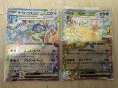 ポケモンカード　リーフィアex テラパゴスex