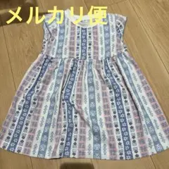 ノースリーブ花模様ワンピース　西松屋　サイズ95
