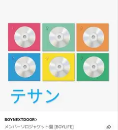 BOYNEXTDOOR [BOYLIFE] テサン ソロジャケット盤