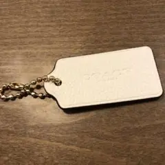 COACH コーチ ブランドネームタグ バッグ チャーム 新品 未使用