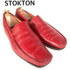 STOKTON　ストックトン　レザーモカシン　スリッポン　ローファー　レッド