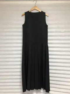 プリーツ ロングワンピース