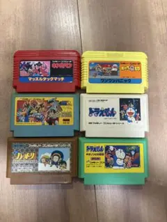 ファミコンソフトセット アニメコラボゲーム　レトロゲーム