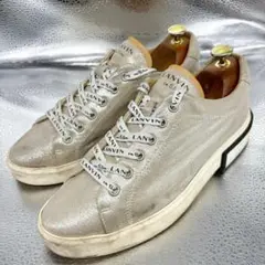 ★LANVIN ランバン★スニーカー/25.0cm/スポーツシューズ/シルバー系