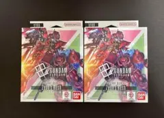 ガンダムカードゲーム　スタートデッキ　ジオンズラッシュ　ボーナスパックなし　2個