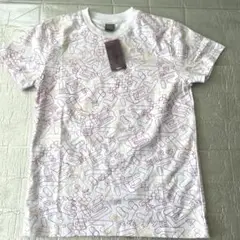 Heather【未使用タグ付き】ミニTシャツ　サイズM 白　総柄