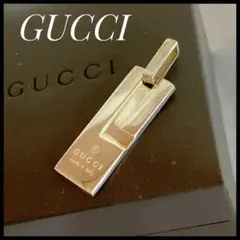 GUCCI グッチ トレードマーク Gモチーフ プレート チャーム ペンダント