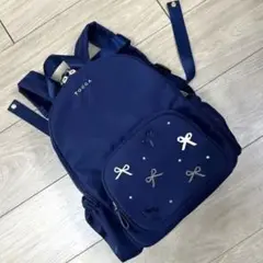 トッカ キッズ リュック S ネイビー 紺 リボン
